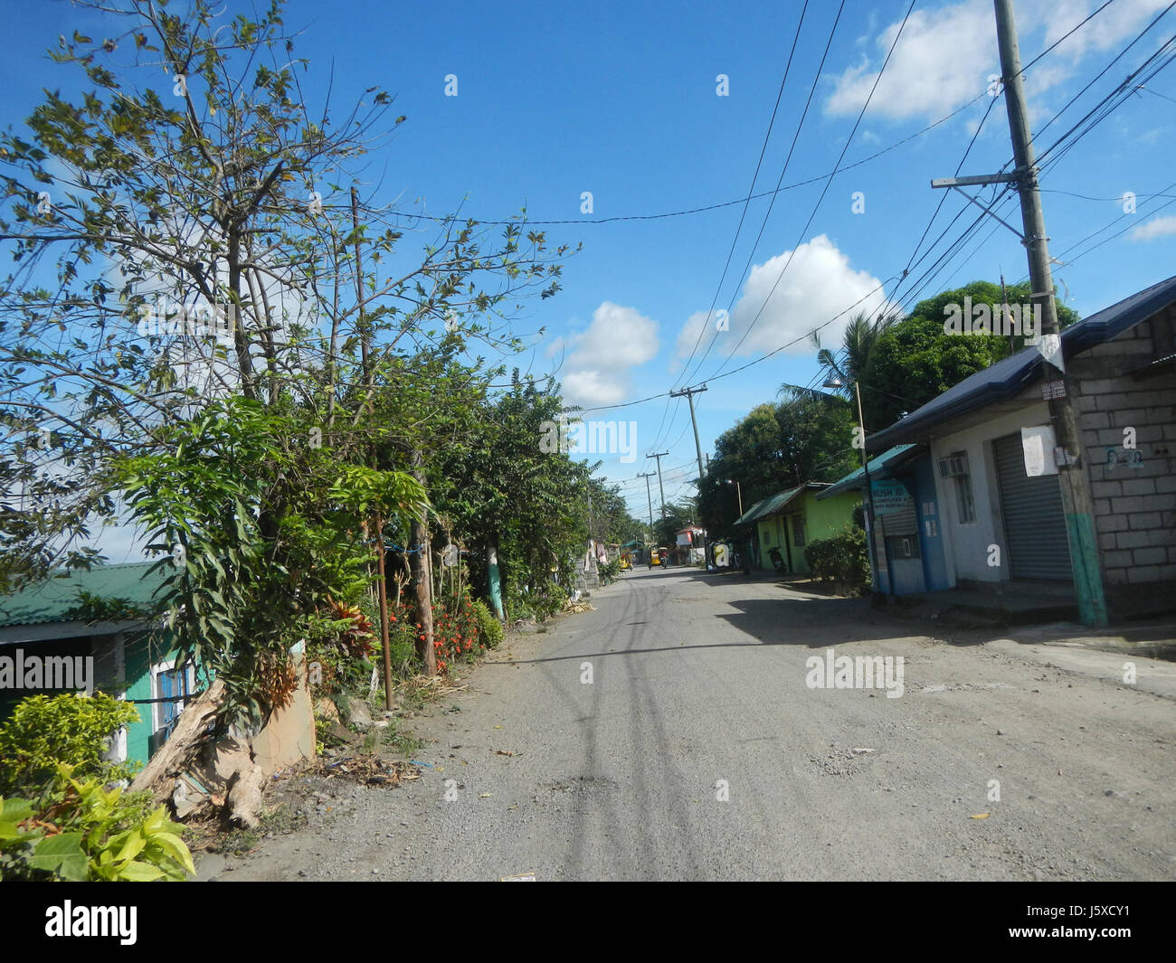 0301 Sipat-Dampol, Plaridel, Bulacan Farm-to-Market Road  39 Stock Photo