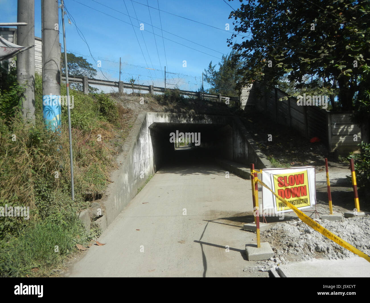 This image shows the riprap construction along the Pulilan Riverbanks ...