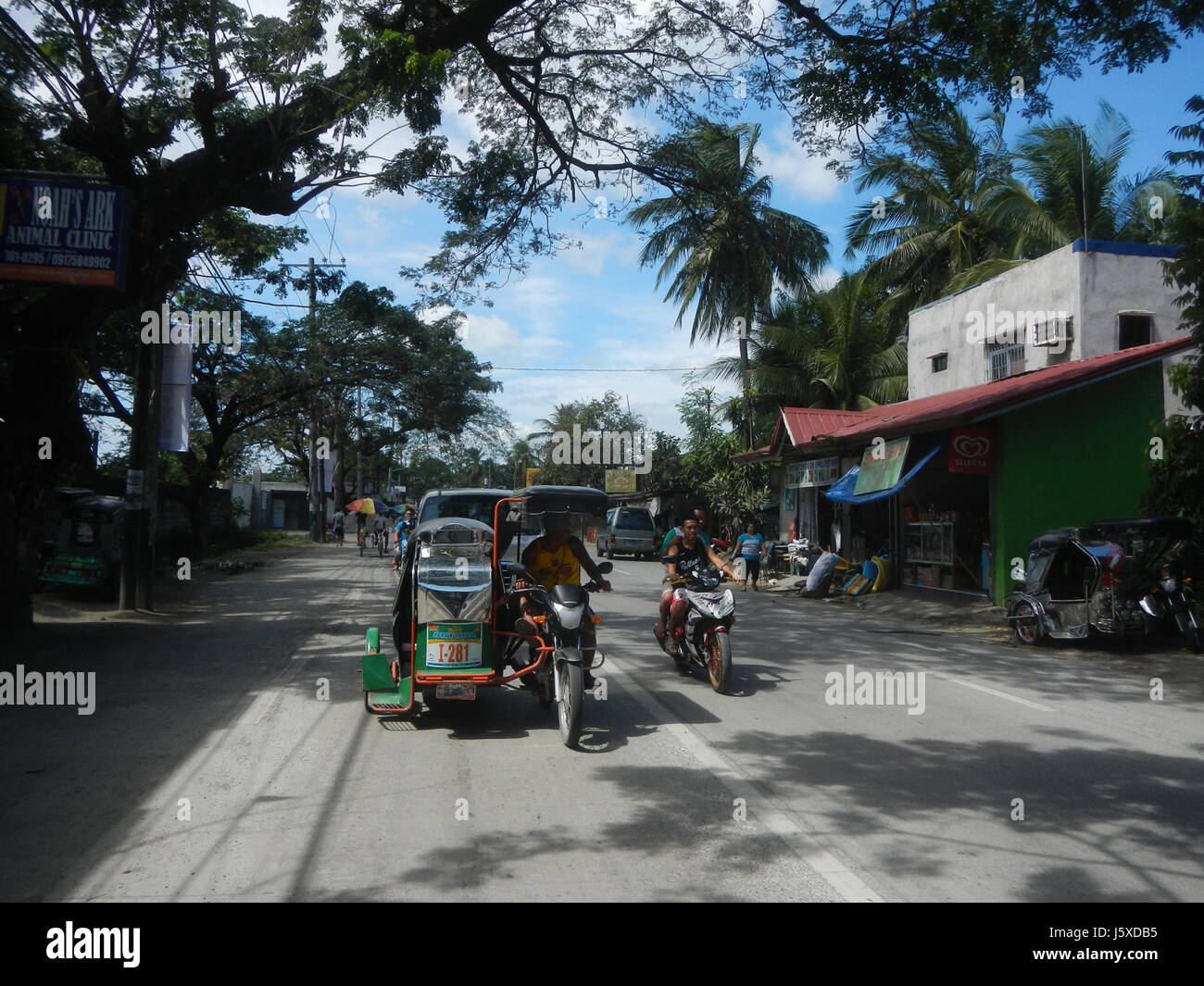 This image highlights a key road in Poblacion Tanauan, Bustos, Bulacan ...