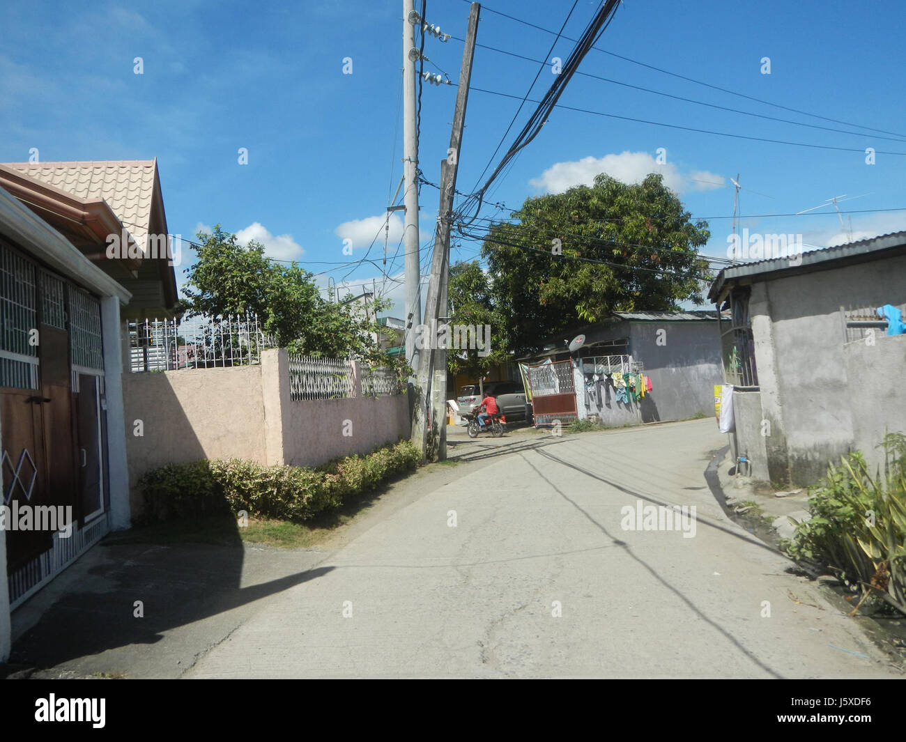 04375 Bonga Menor Malamig Bustos Bulacan Municipal Road  29 Stock Photo