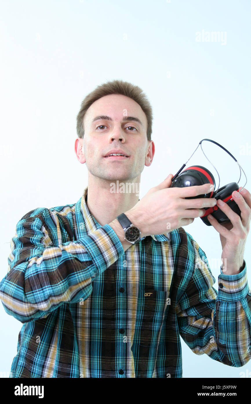 sound industrial safety din noise protection soundproofing man