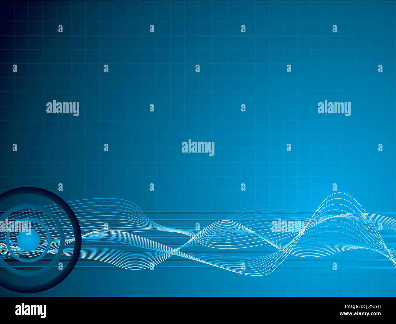 Blue Cool Curves Fractal Curve Backgrounds Color Concepts