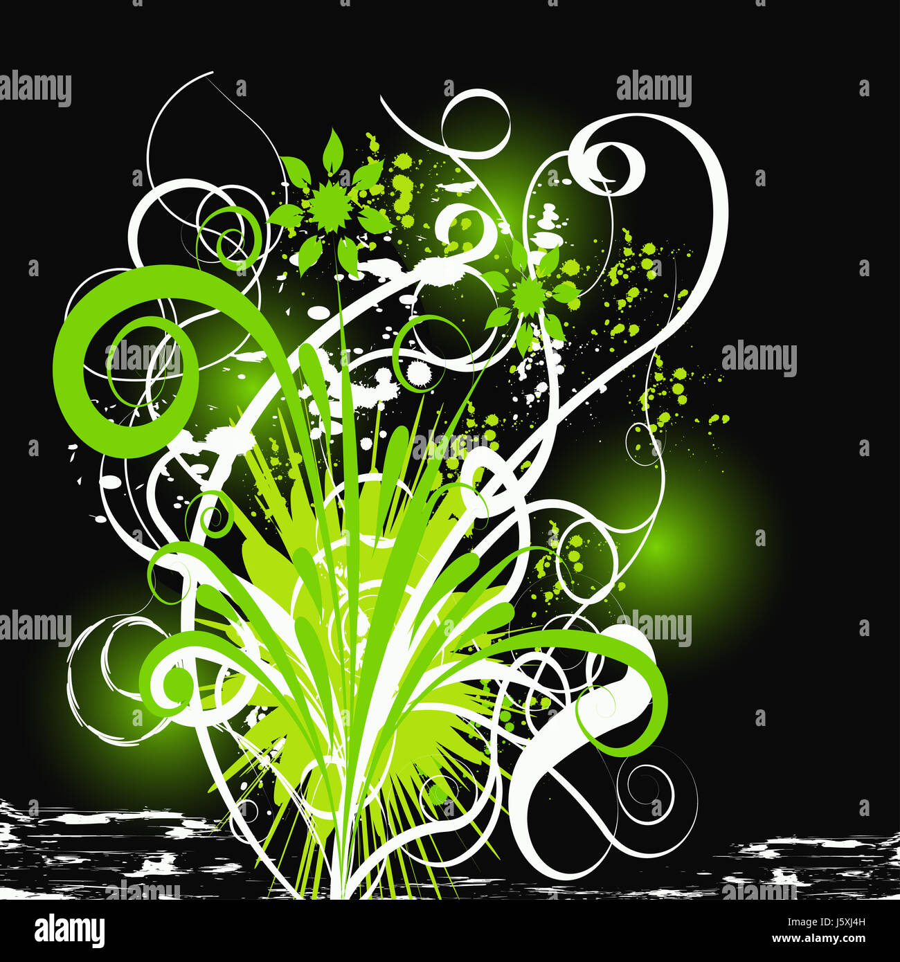 graphic flower plant illustration vector vector graphics leaf art fashionable Stock Photo
