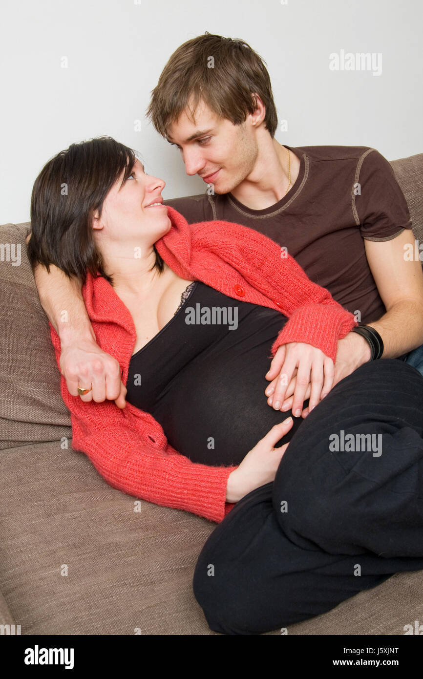 sofa loving facilitate ease resting relax recover relaxing recovering locking Stock Photo
