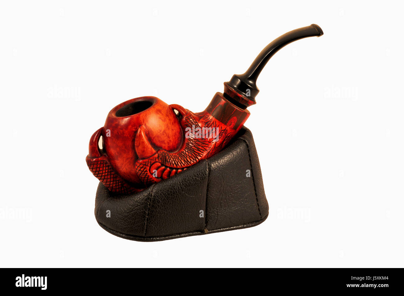 whistle pipe wood lateral whistle nicotine harmful pipe smoker whiff smoke Stock Photo Alamy