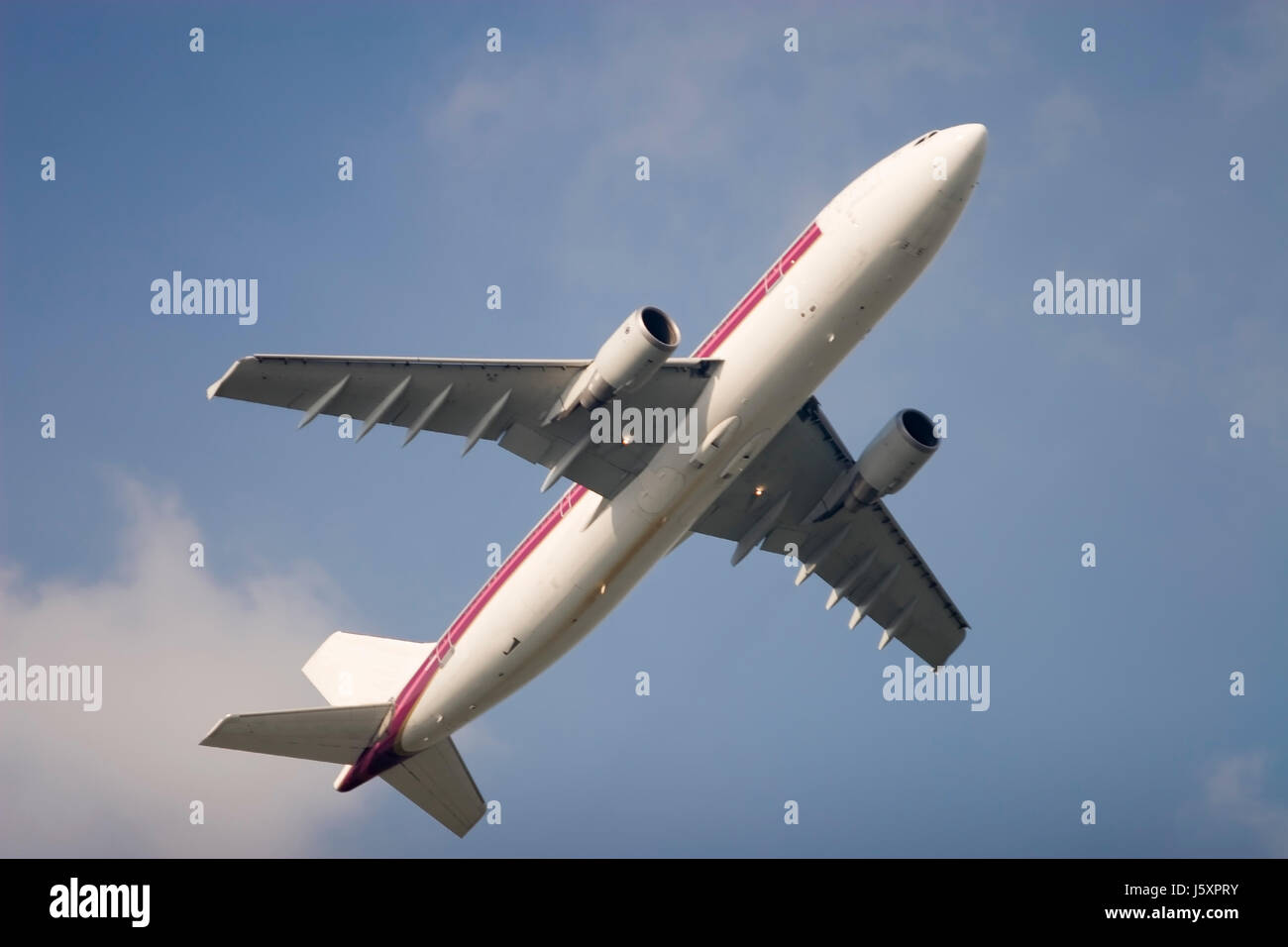 aircraft aeroplane plane airplane traveling trip journey holiday vacation Stock Photo