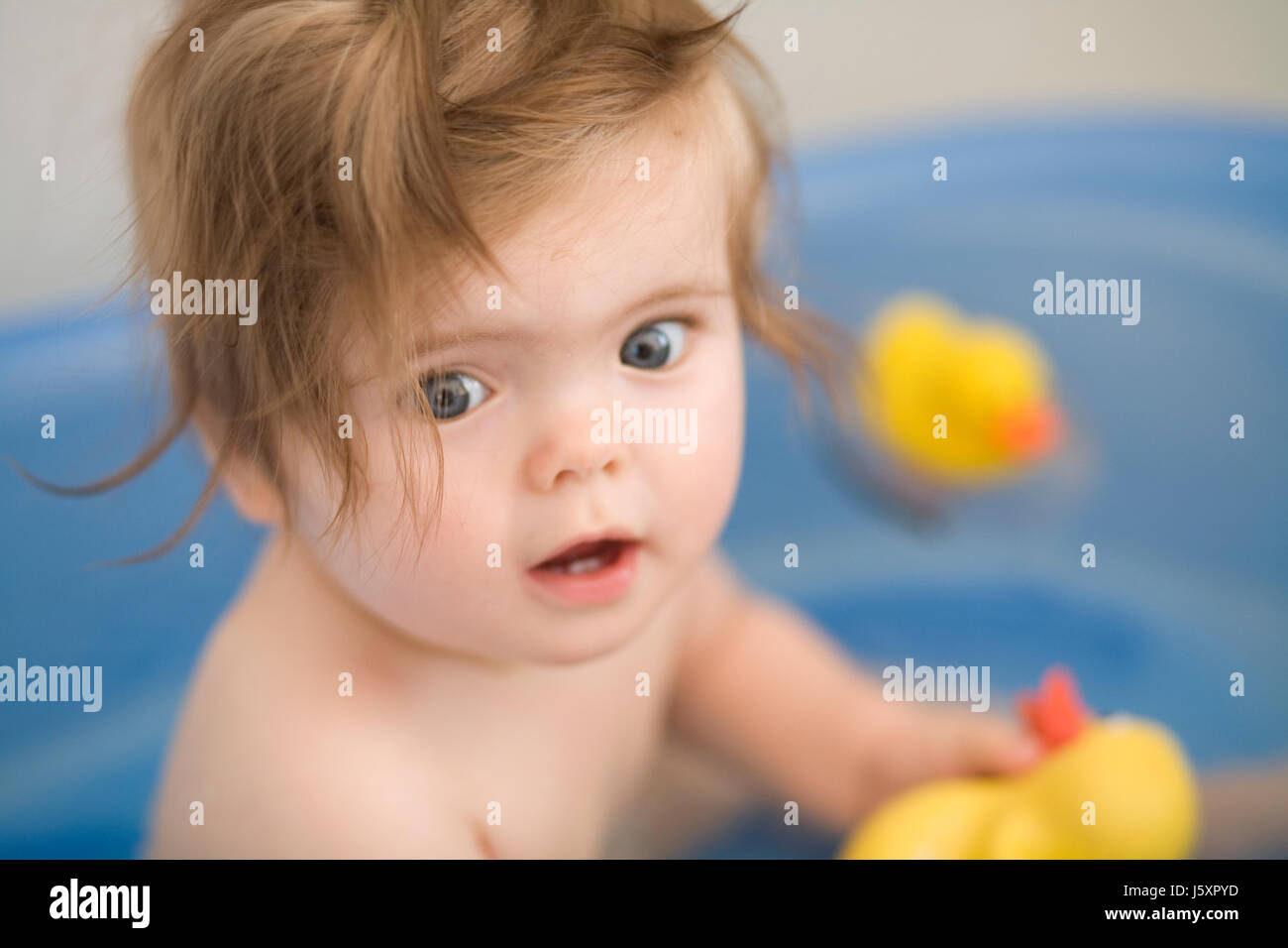 eyes baby bath tub tub bathtub child toddler game tournament play playing plays Stock Photo Alamy