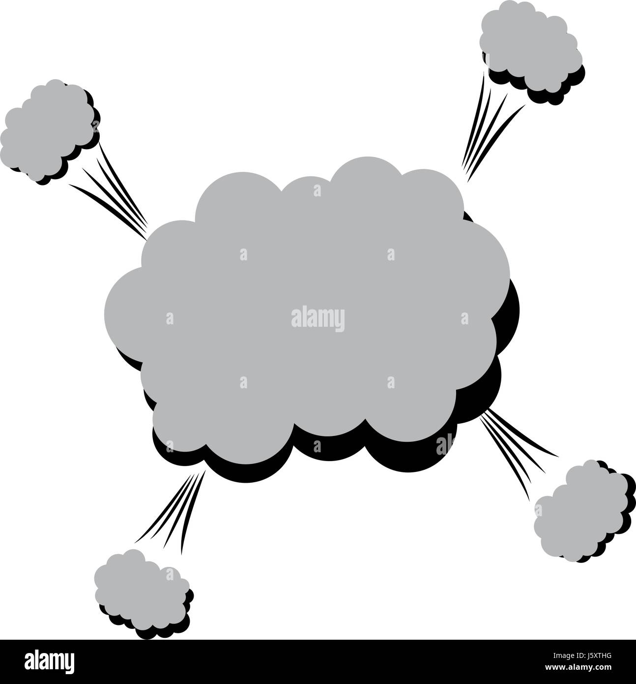 comic cloud bubble speech explosion pop art Stock Vector Image & Art ...