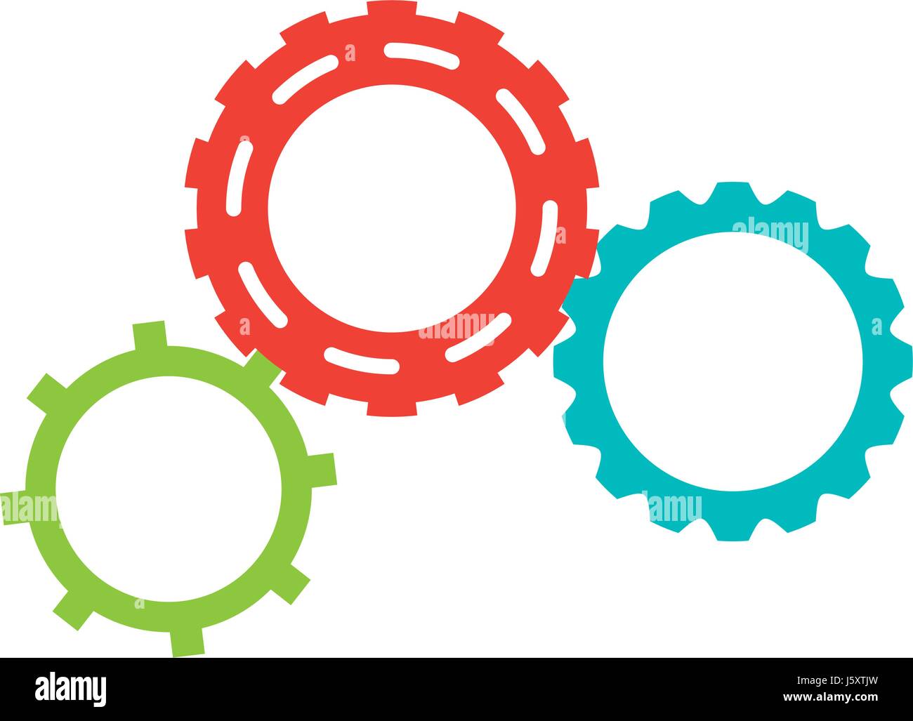 gears team work collaboration symbol Stock Vector Image & Art - Alamy