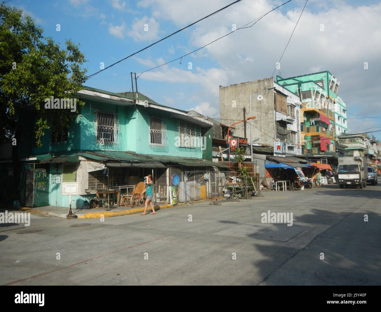 0503 C-24 Road Capulong Raxabago Streets Barangays Tondo, Manila Stock