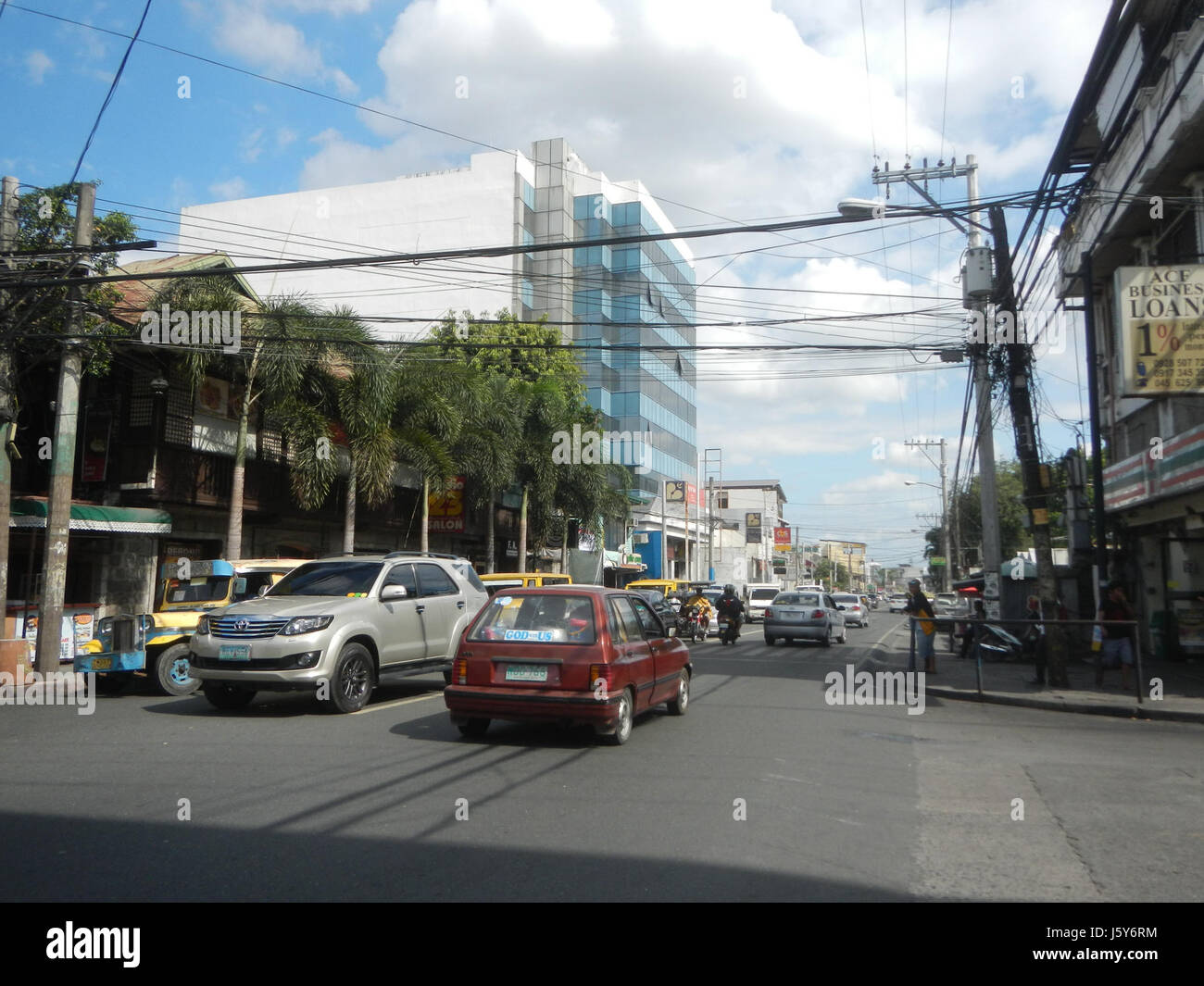 This image shows the streets of Angeles City Proper, highlighting ...