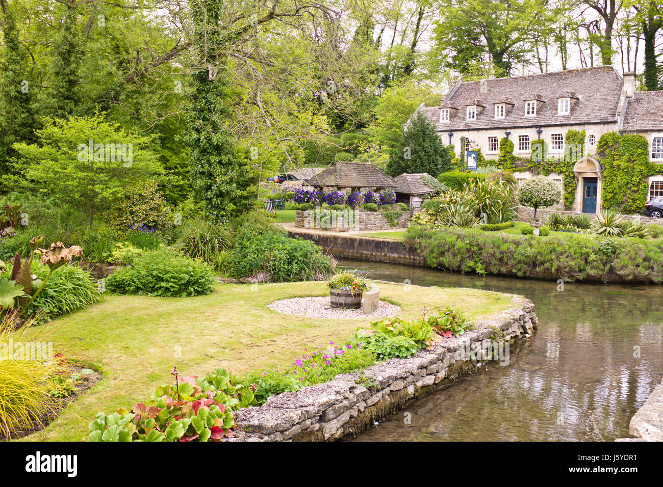Bibery,Cotswolds,Trout farm,River Coln,16th Century Arlington Row