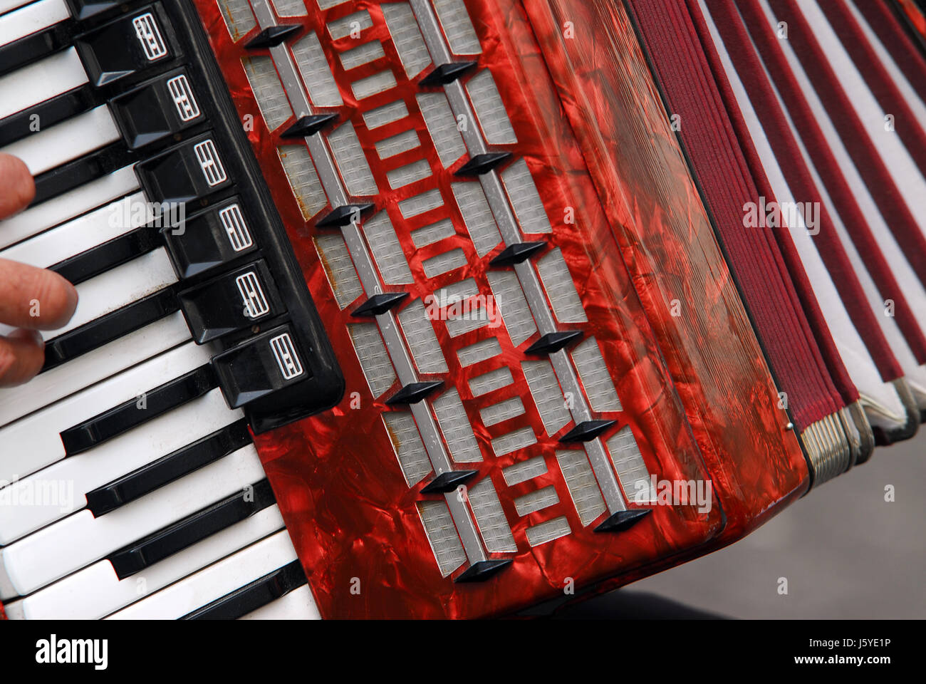 music make music accordion measure instrument method keyboard musical Stock Photo