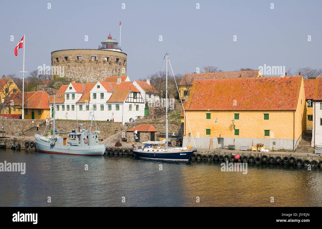 island christiansoe in bornholm Stock Photo