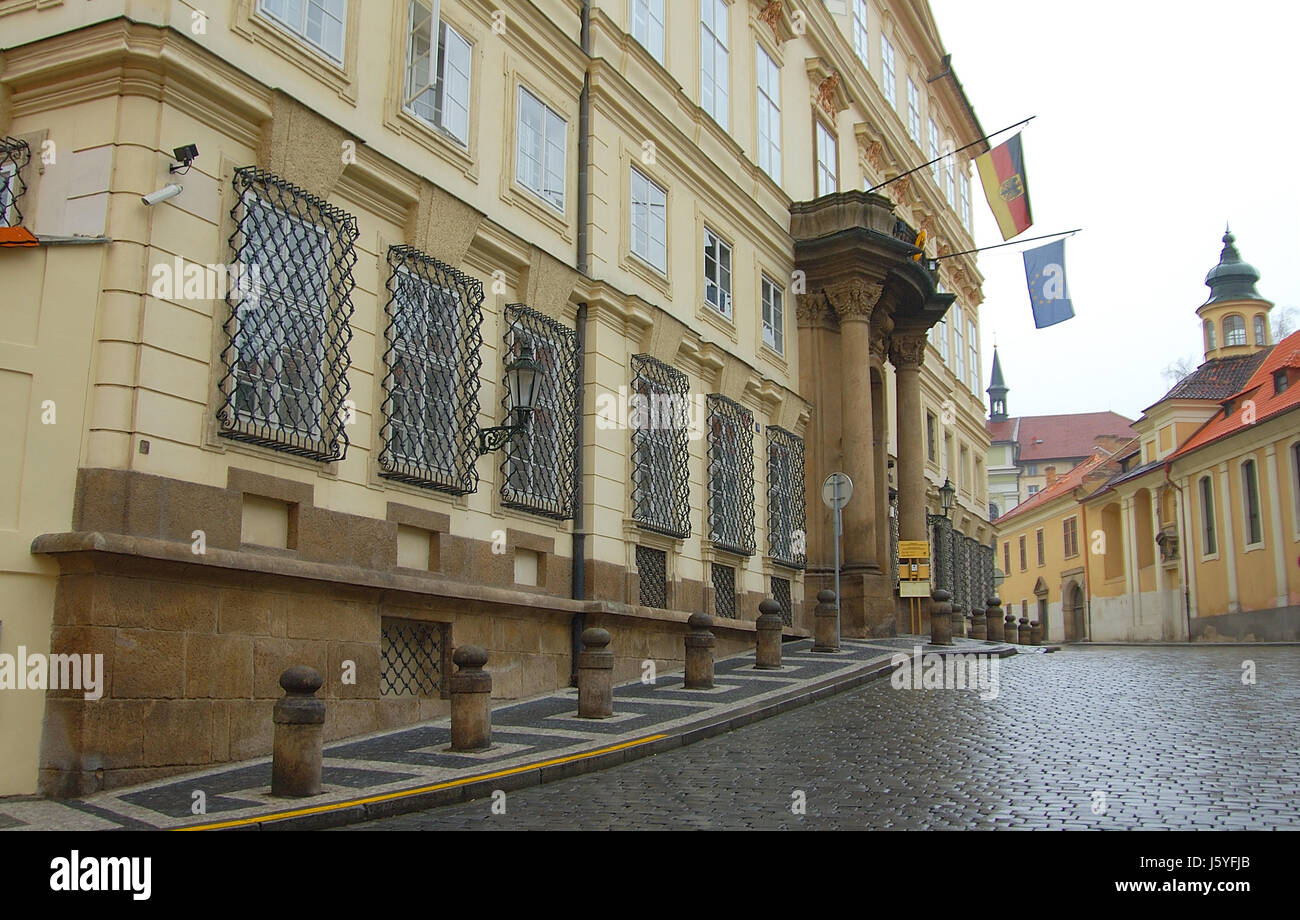 german consulate in prague hradcany Stock Photo Alamy