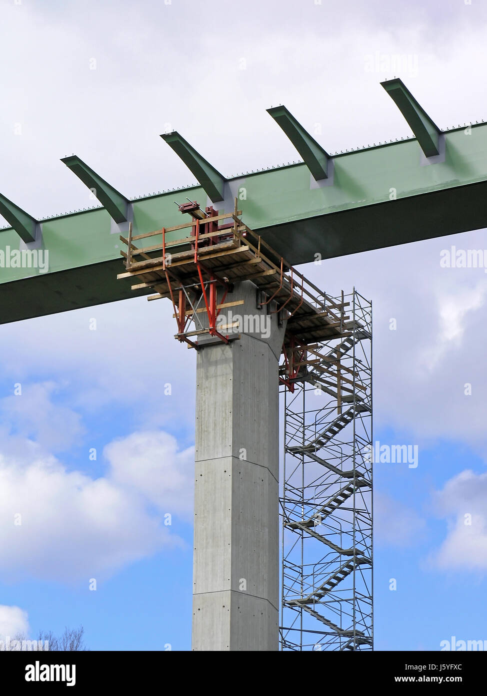 bridge steel construction scaffold scaffolding metal construction