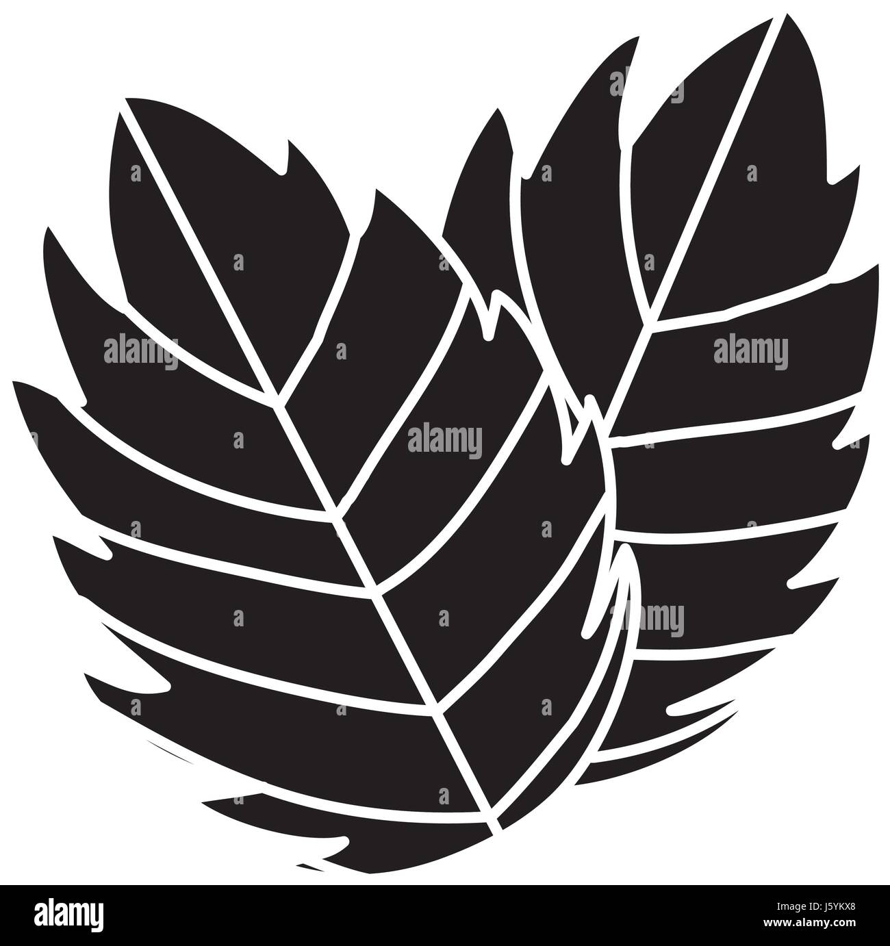 leaves icon image Stock Vector Image & Art - Alamy