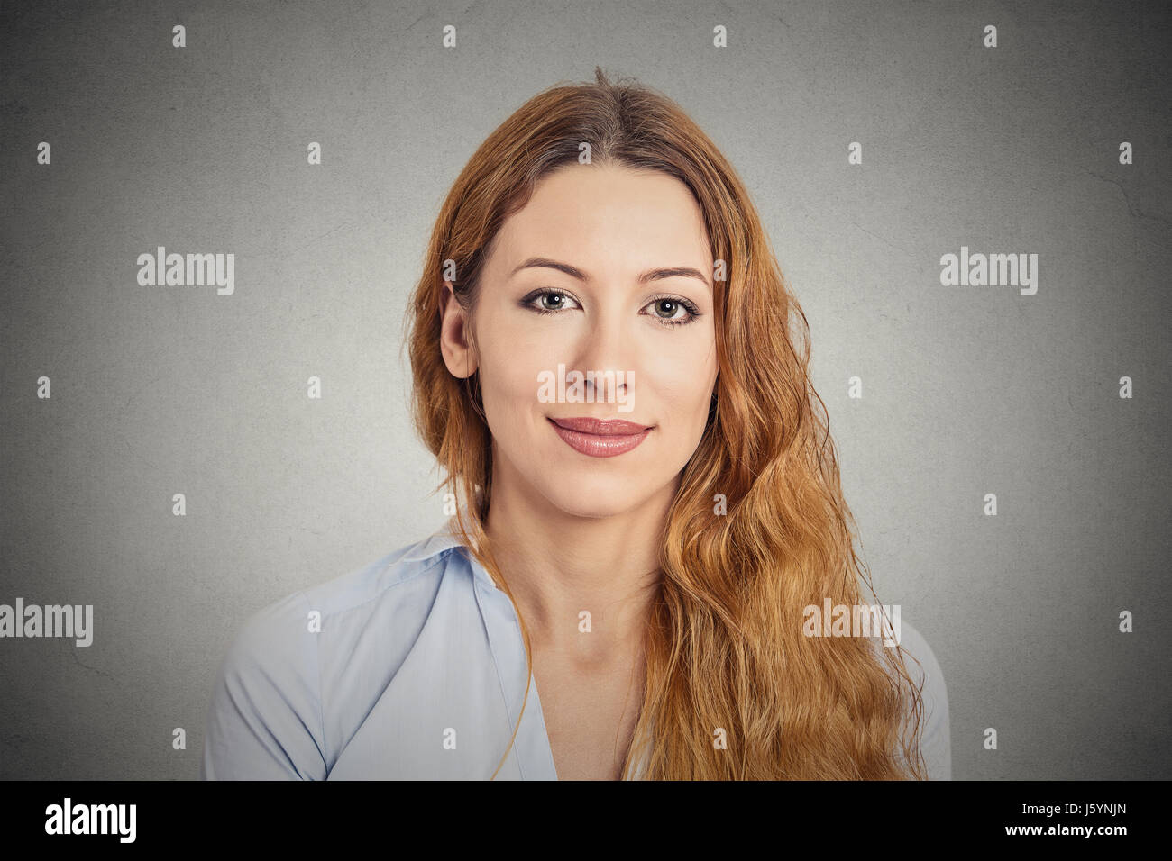 Happy smiling young woman Stock Photo - Alamy
