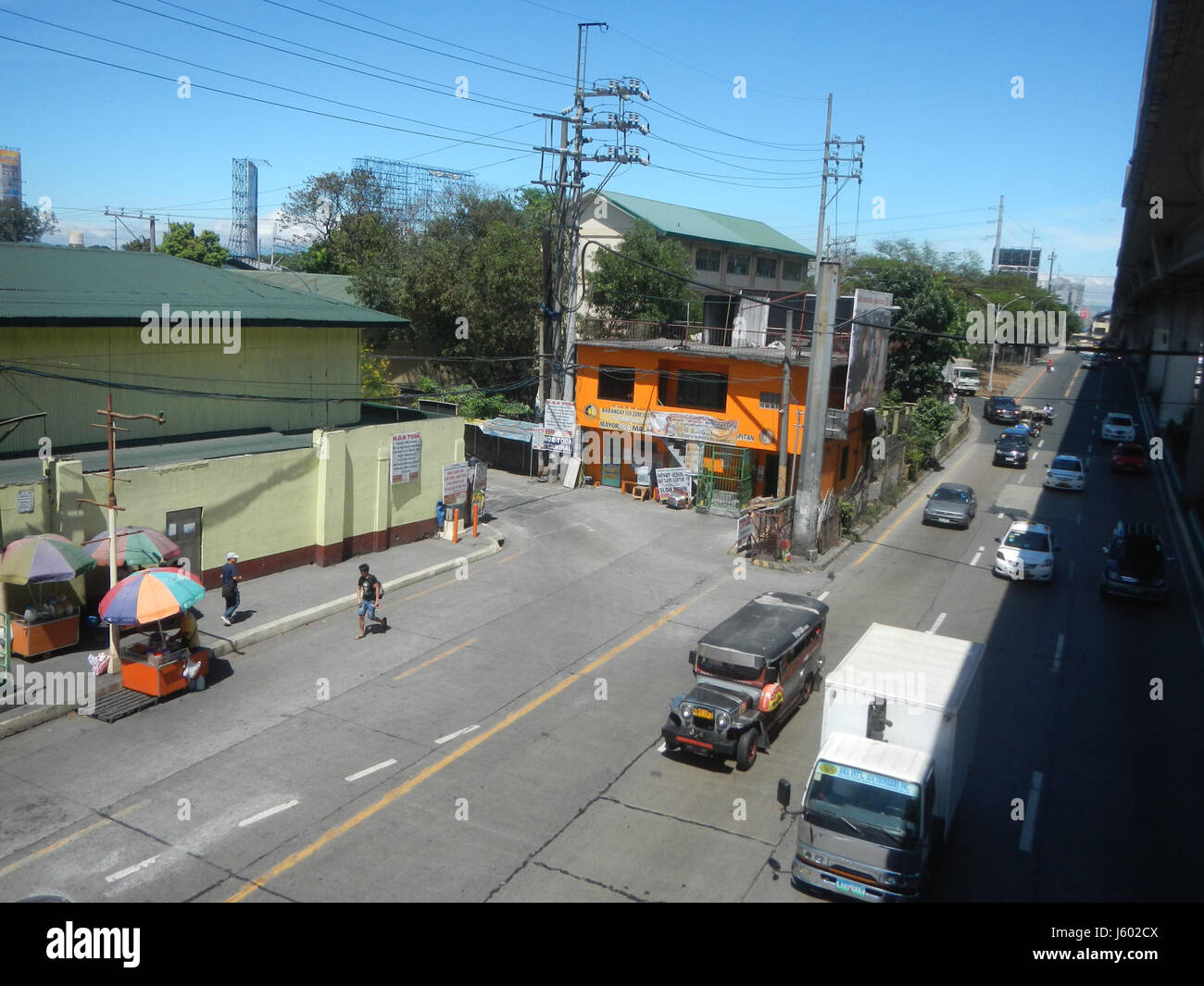 02869 Katipunan Footbridge EDSA Bagong Barrio West Caloocan City  27 Stock Photo