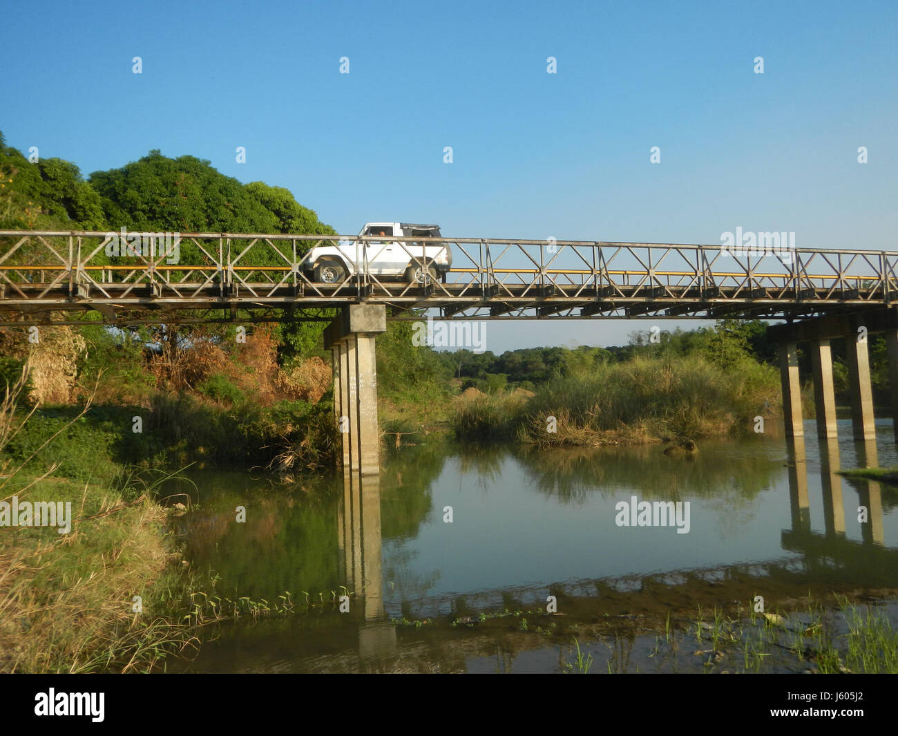 Pokpokan Bridge spans the Angat River in San Rafael, Bulacan, linking ...