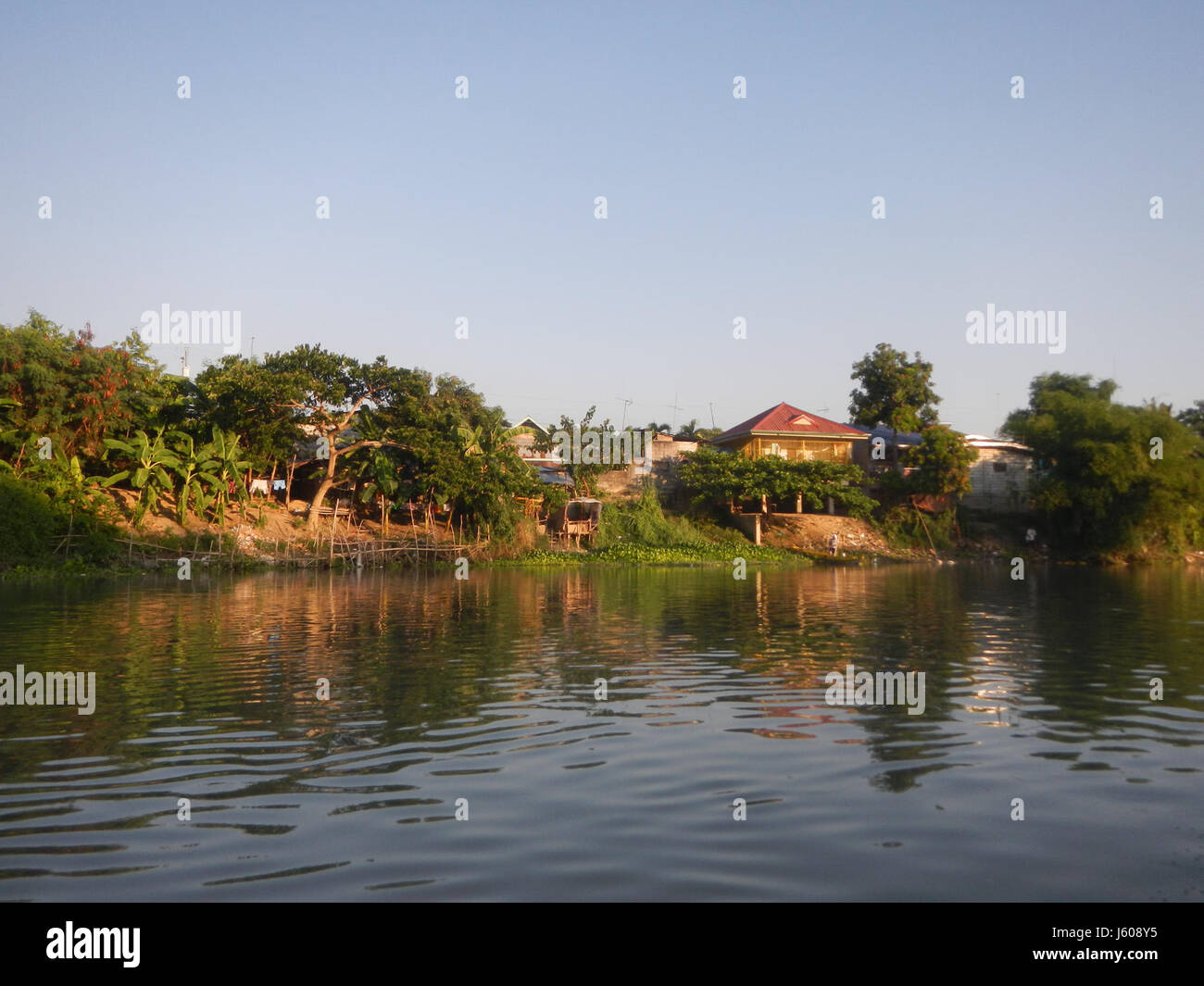 This photo showcases the riverside districts of Calumpit, Bulacan, and ...