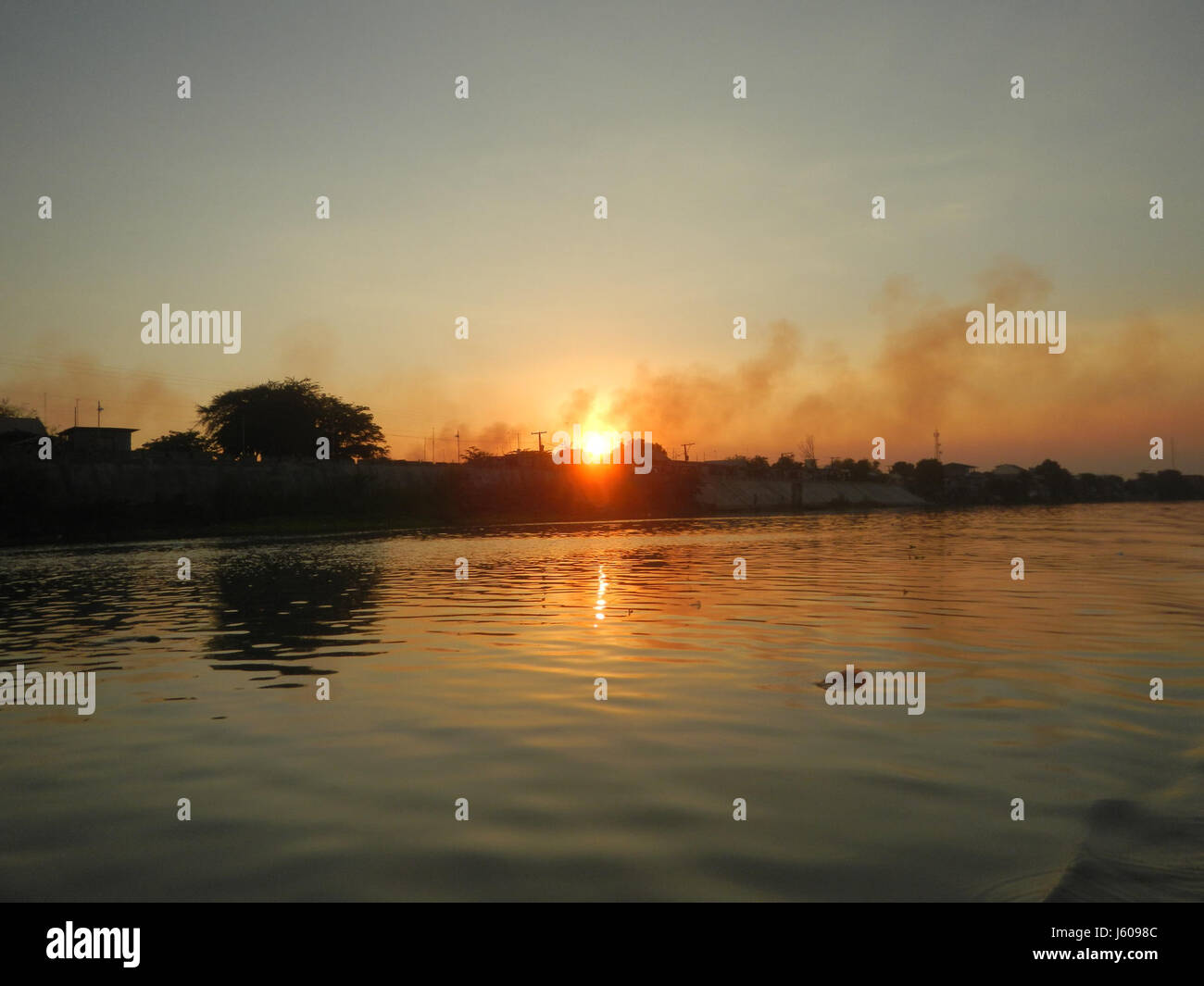 The title refers to the scenic riversides and districts along the ...