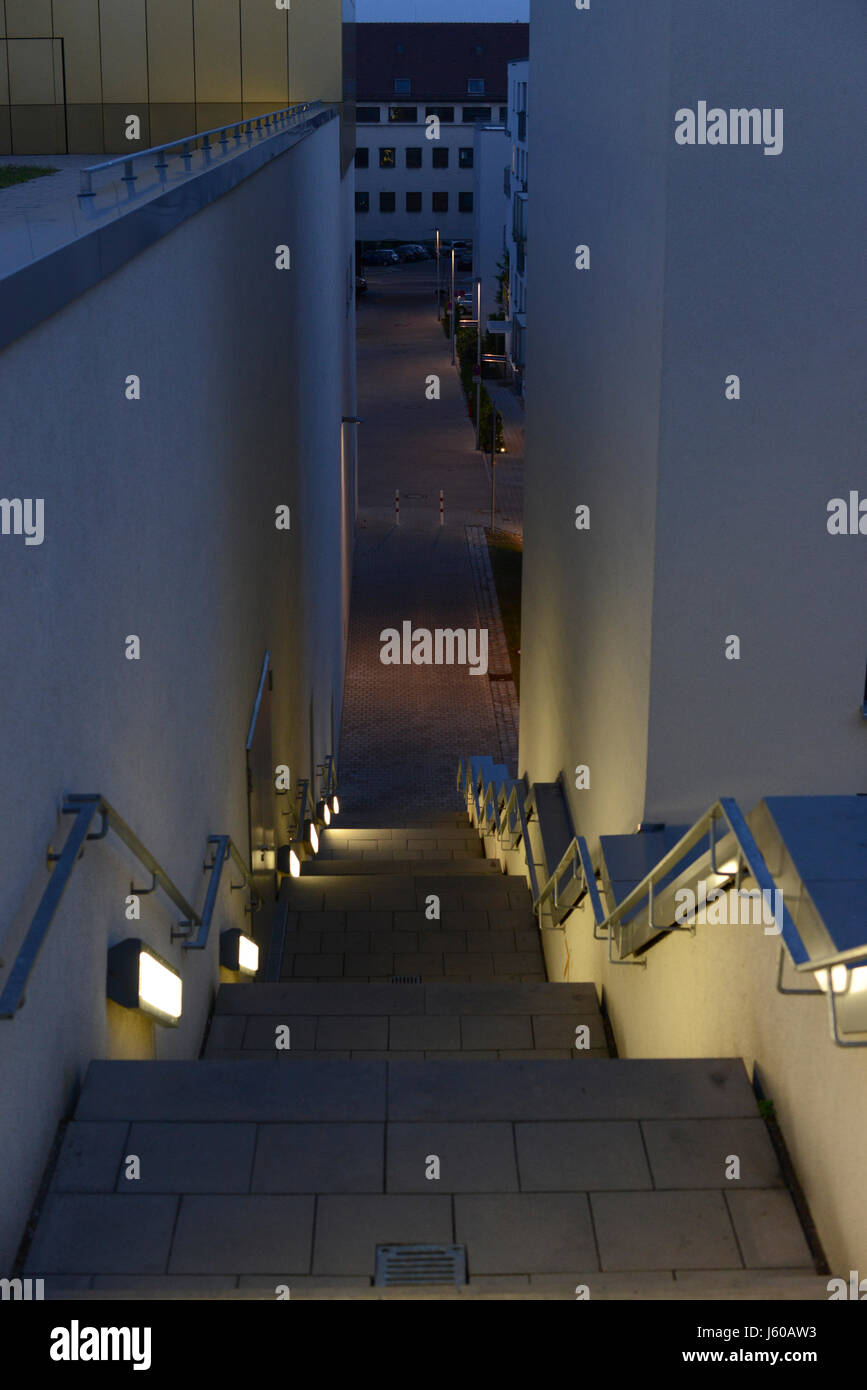 Treppe in Nürnberg, Bayern, Germany Stock Photo