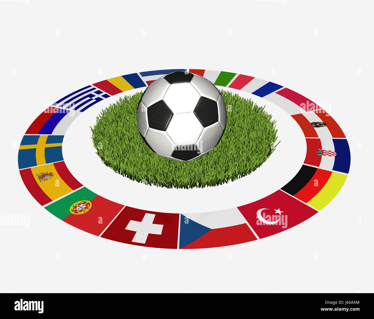 flags championship sport sports soccer football flags championship national Stock Photo