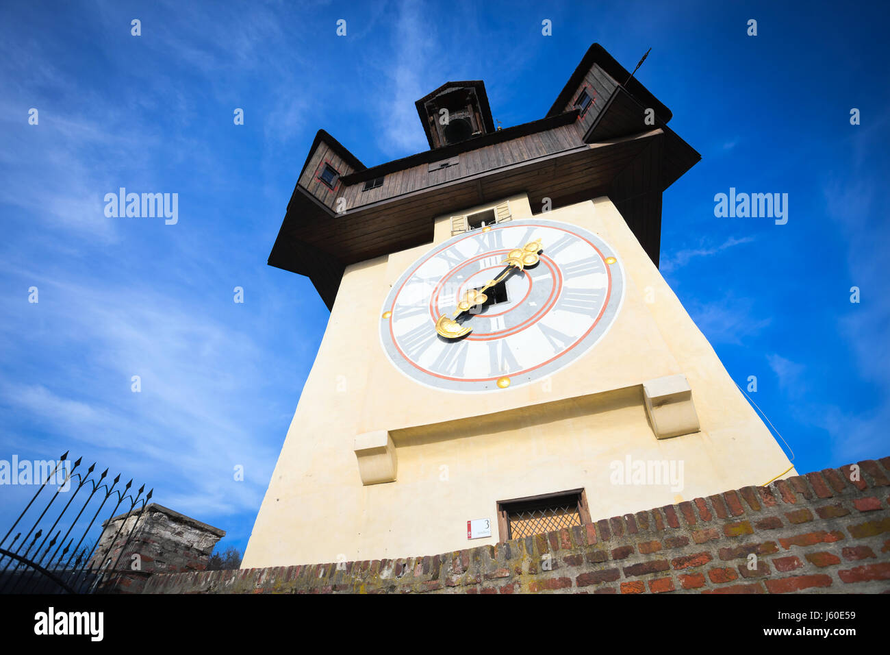 The graz clock tower hi-res stock photography and images - Alamy