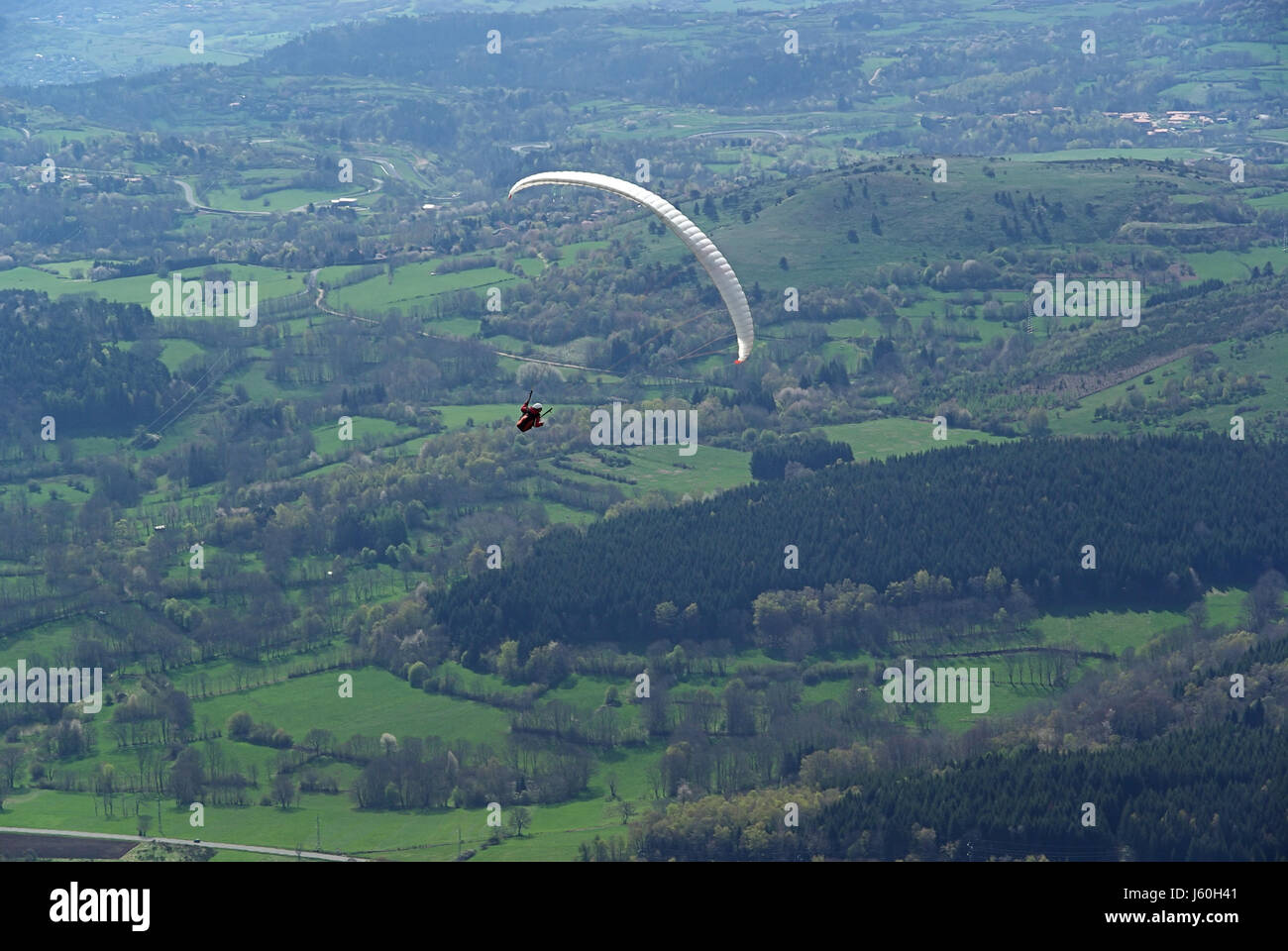 paragliders 01 Stock Photo