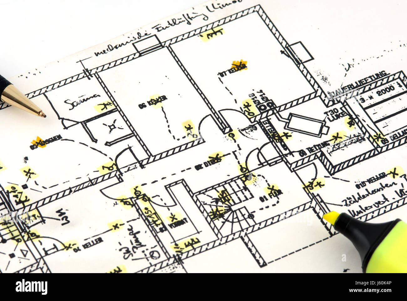 House Building Plan Planning House Build Construction Plan Plan Build Stock Photo Alamy