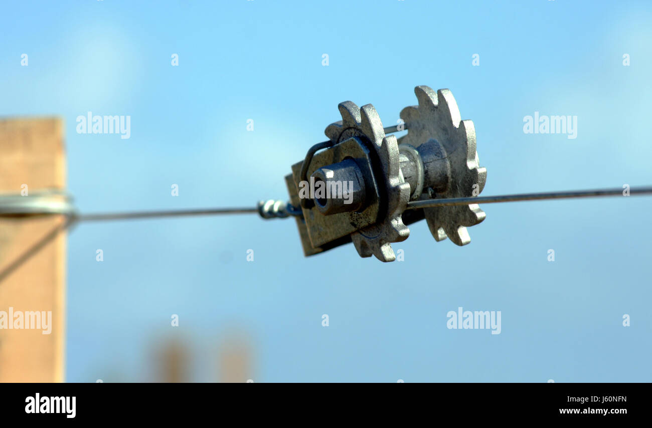 fence wire post jig railway train engine rolling stock