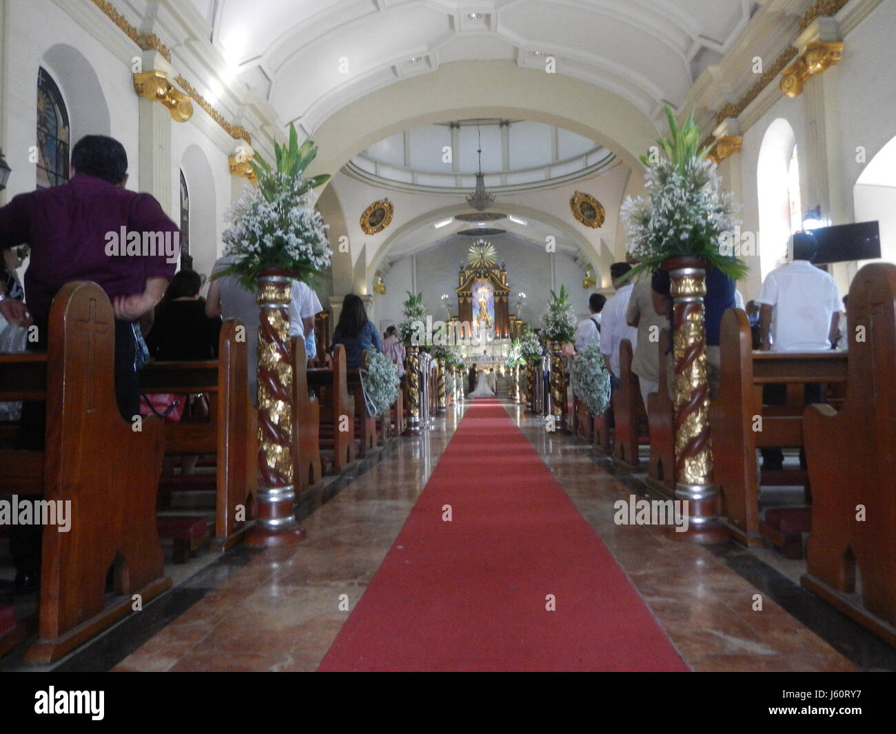 03218 Weddings at the Malolos Cathedral 2017  03 Stock Photo