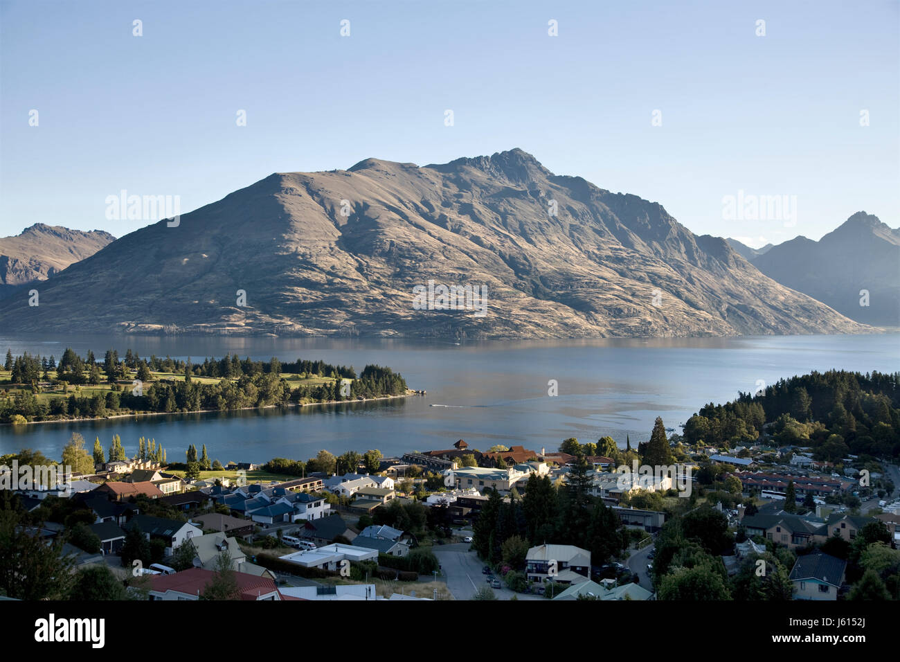 Queenstown New Zealand South Island Adventure Capital Stock Photo - Alamy