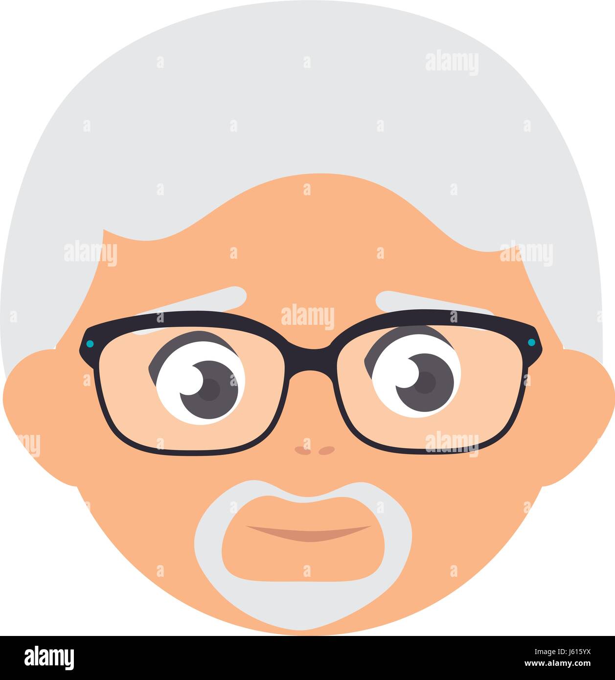 Avatar Old Man Icon Over White Background Colorful Design Vector  Illustration Royalty Free SVG Cliparts Vectors And Stock Illustration  Image 80052986