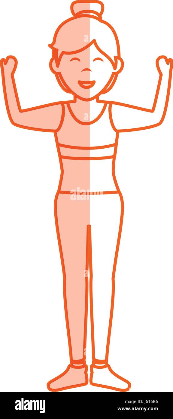 Athletic woman exercising character Stock Vector Image & Art - Alamy