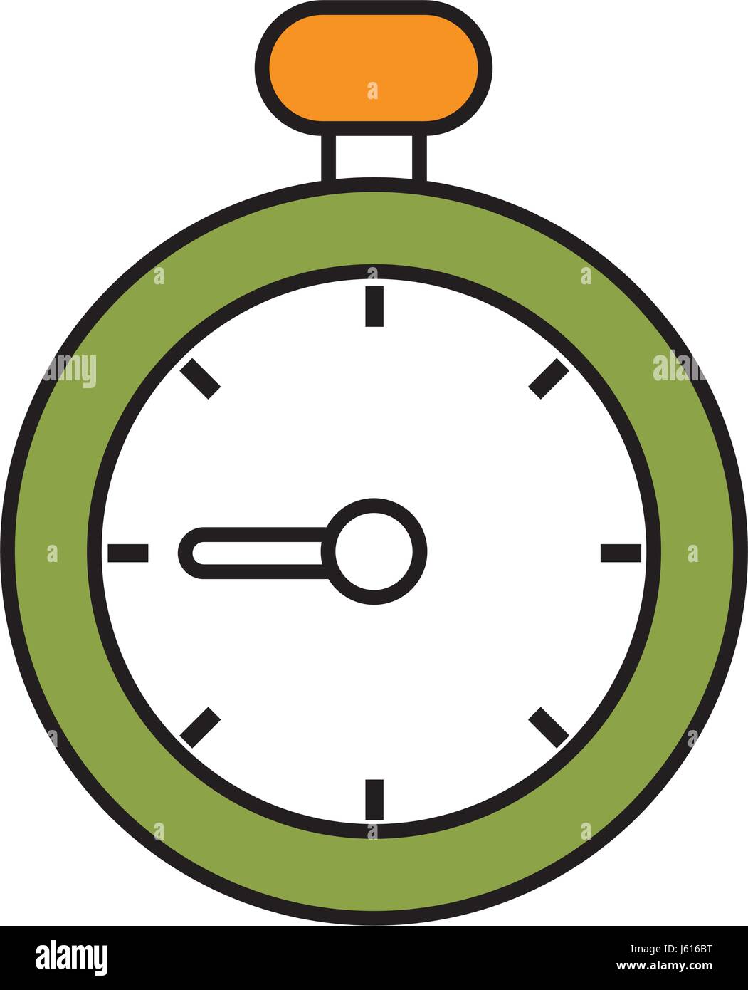 chronometer device isolated icon Stock Vector Image & Art - Alamy