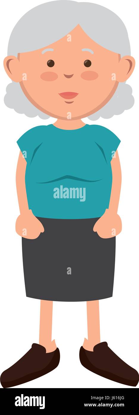 old woman avatar character Stock Vector Image & Art - Alamy