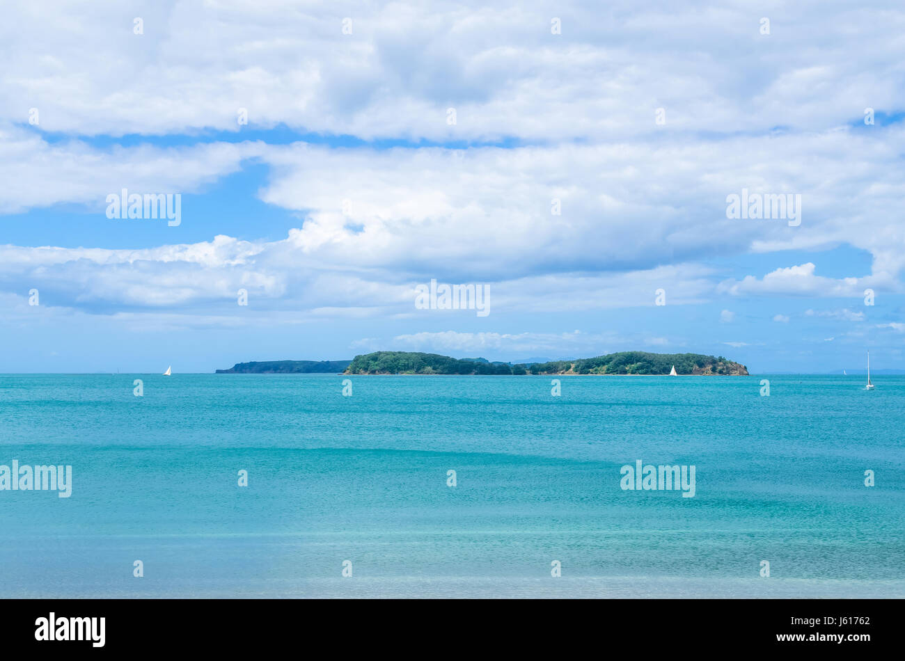 Beautiful landscape view of Mahurangi Regional Park in Auckland,New Zealand. Stock Photo