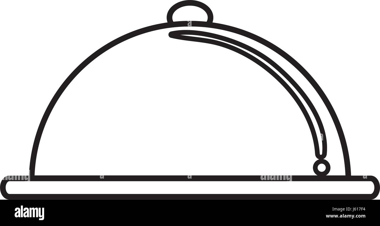 Tray Server Isolated Icon Stock Vector Image Art Alamy