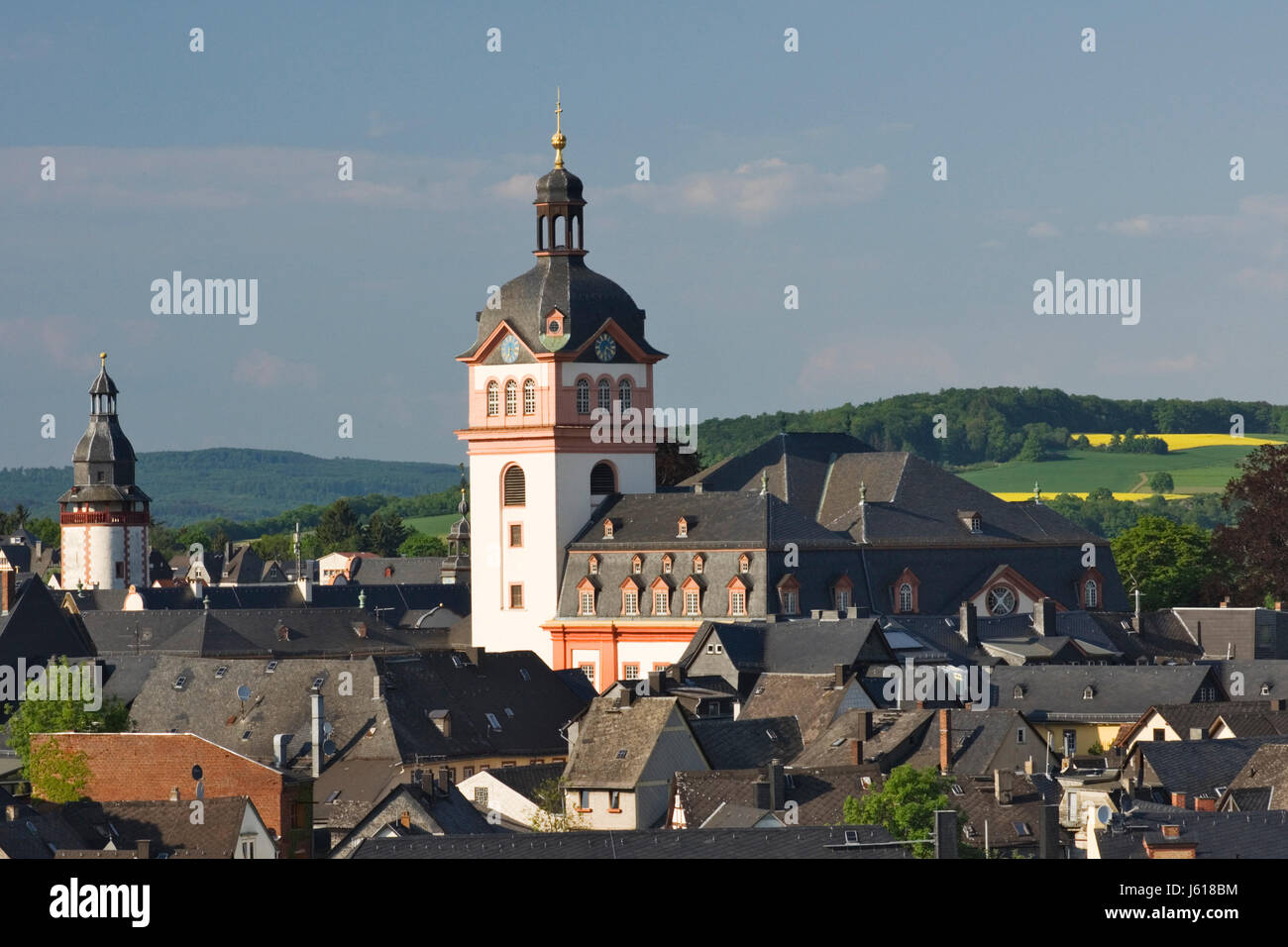 hesse germany german federal republic chateau castle house building ...