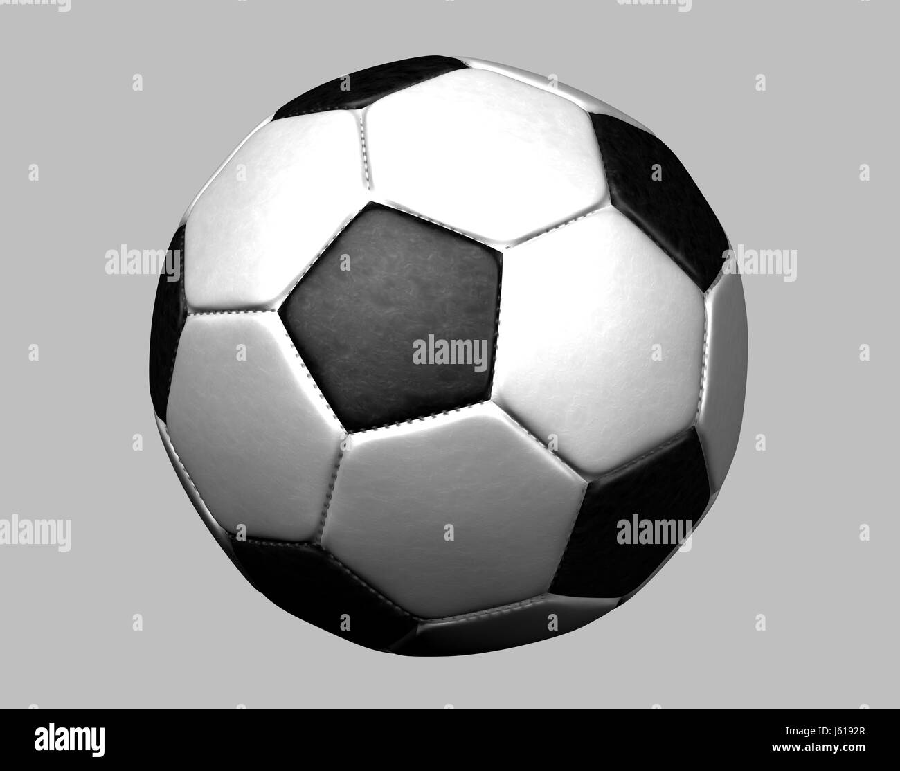 isolated sport sports soccer football worms eye ball rendering sport sports Stock Photo