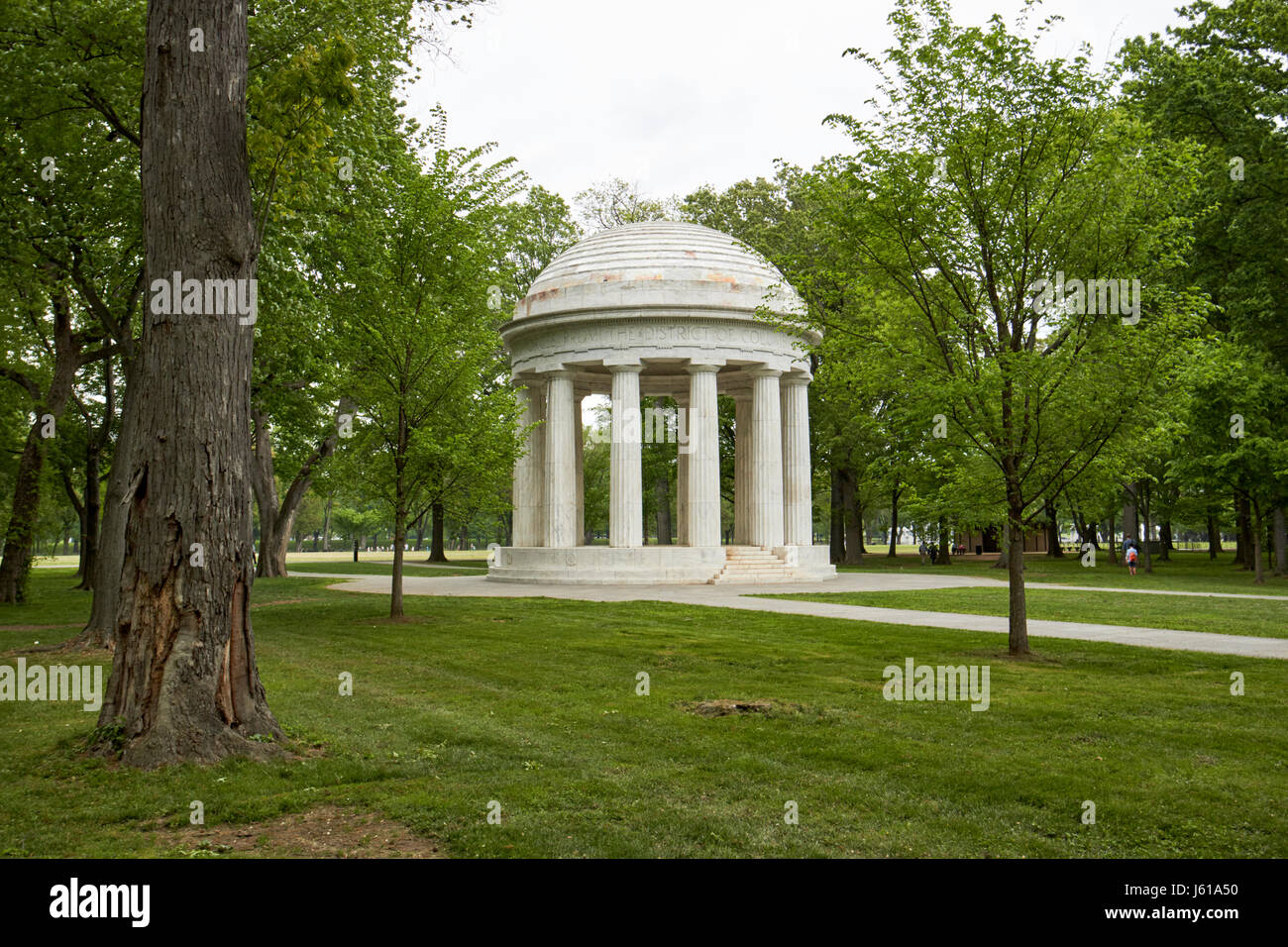 The District of Columbia War Memorial Washington DC USA Stock Photo