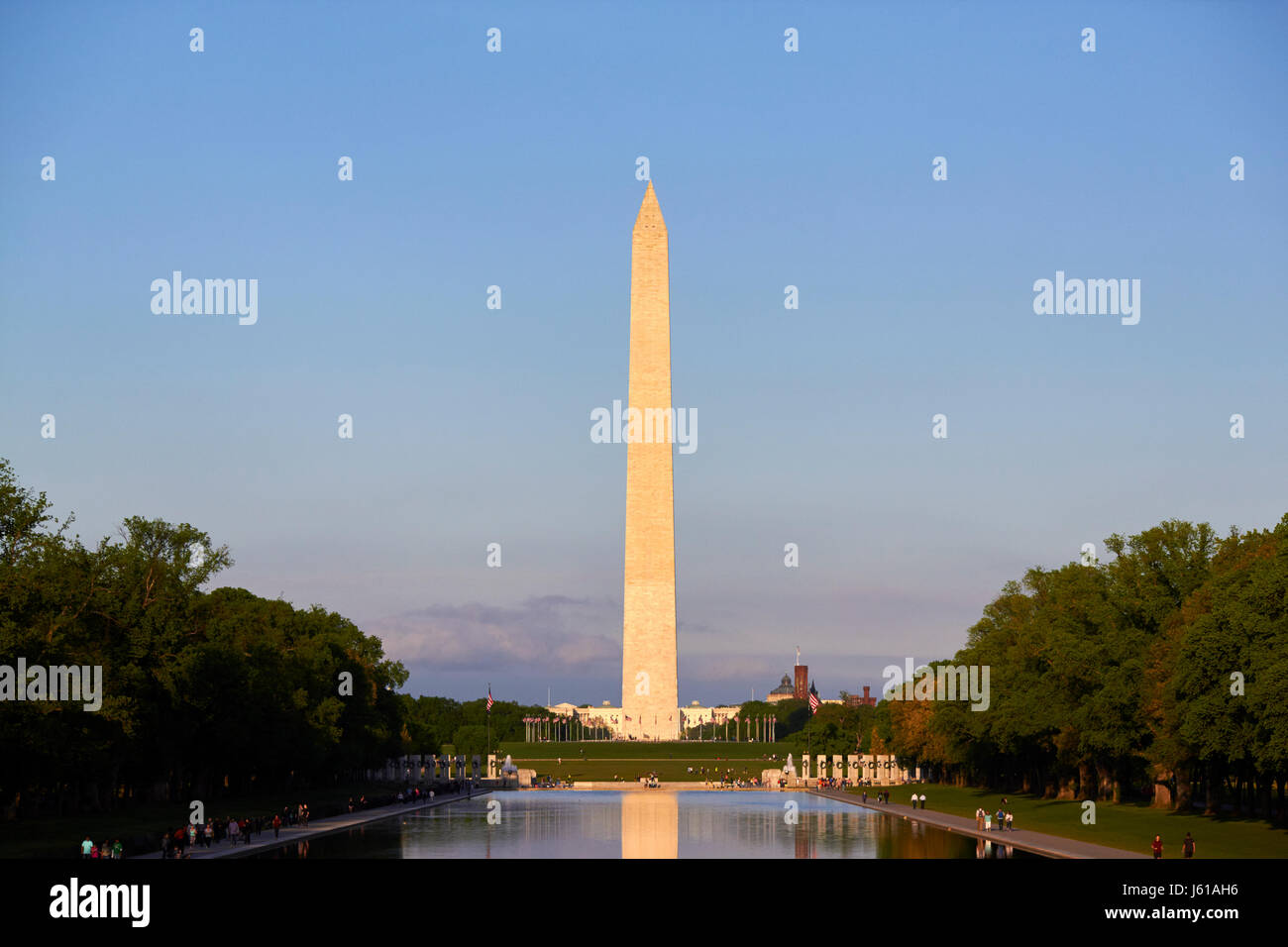 the washington monument Washington DC USA Stock Photo