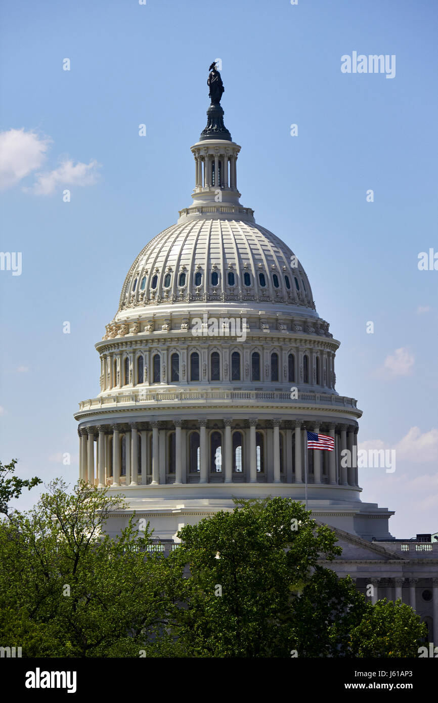The dome of the US capitol building Washington DC USA Stock Photo Alamy