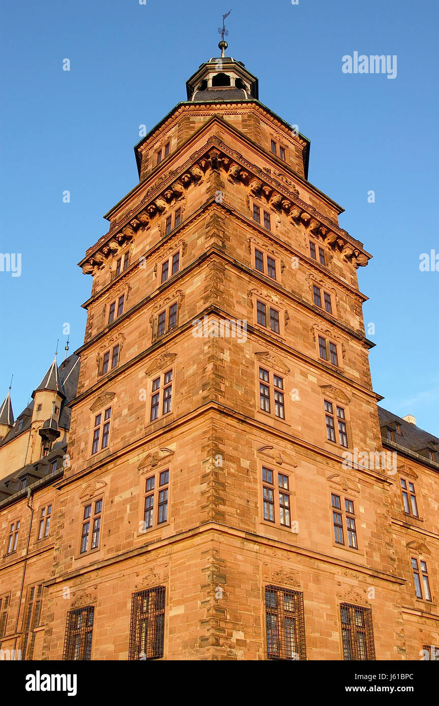 sights renaissance baroque sights bavaria sightseeing towers sight view outlook Stock Photo