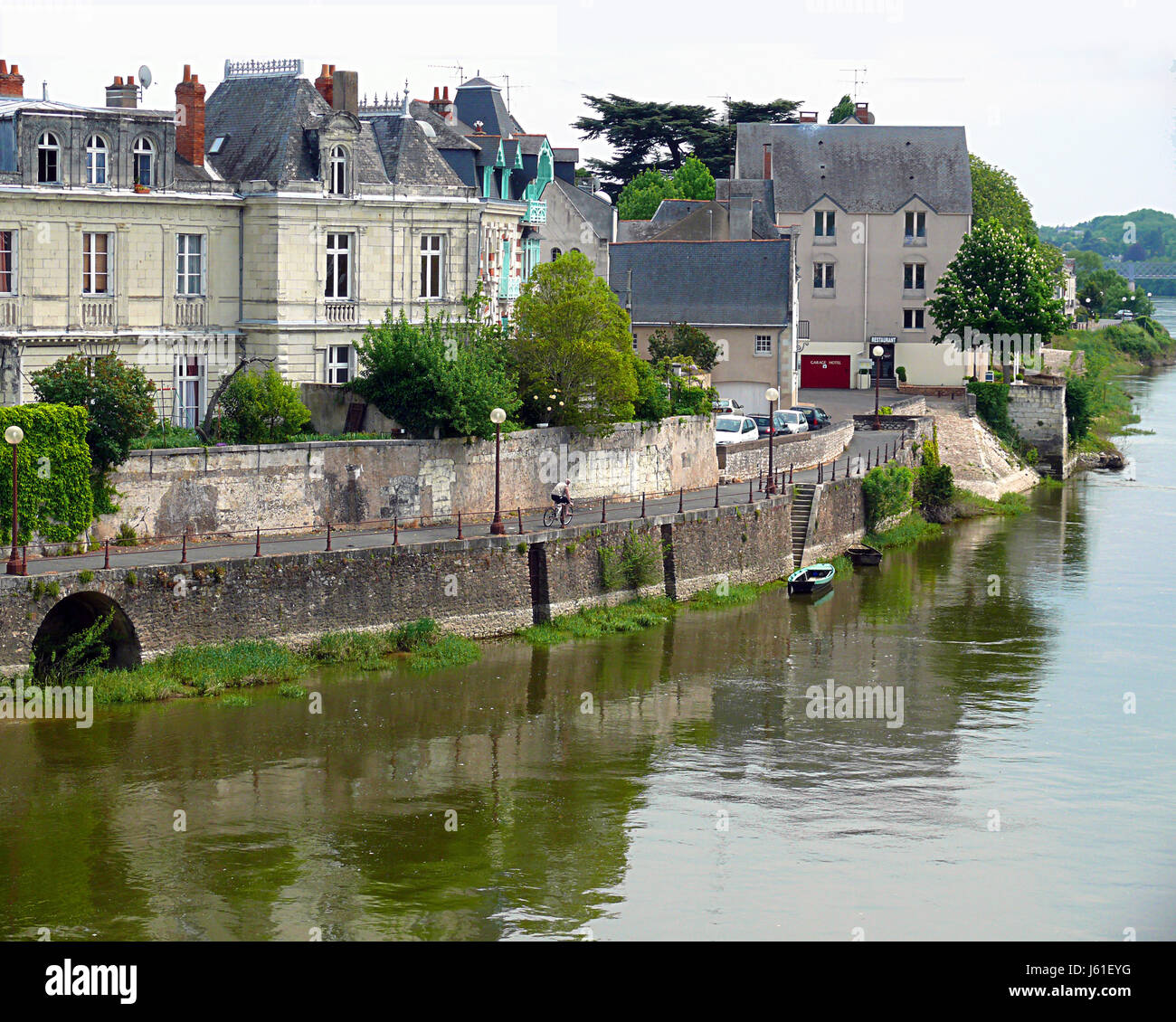 house building france bank rooftop river water shore house building ...