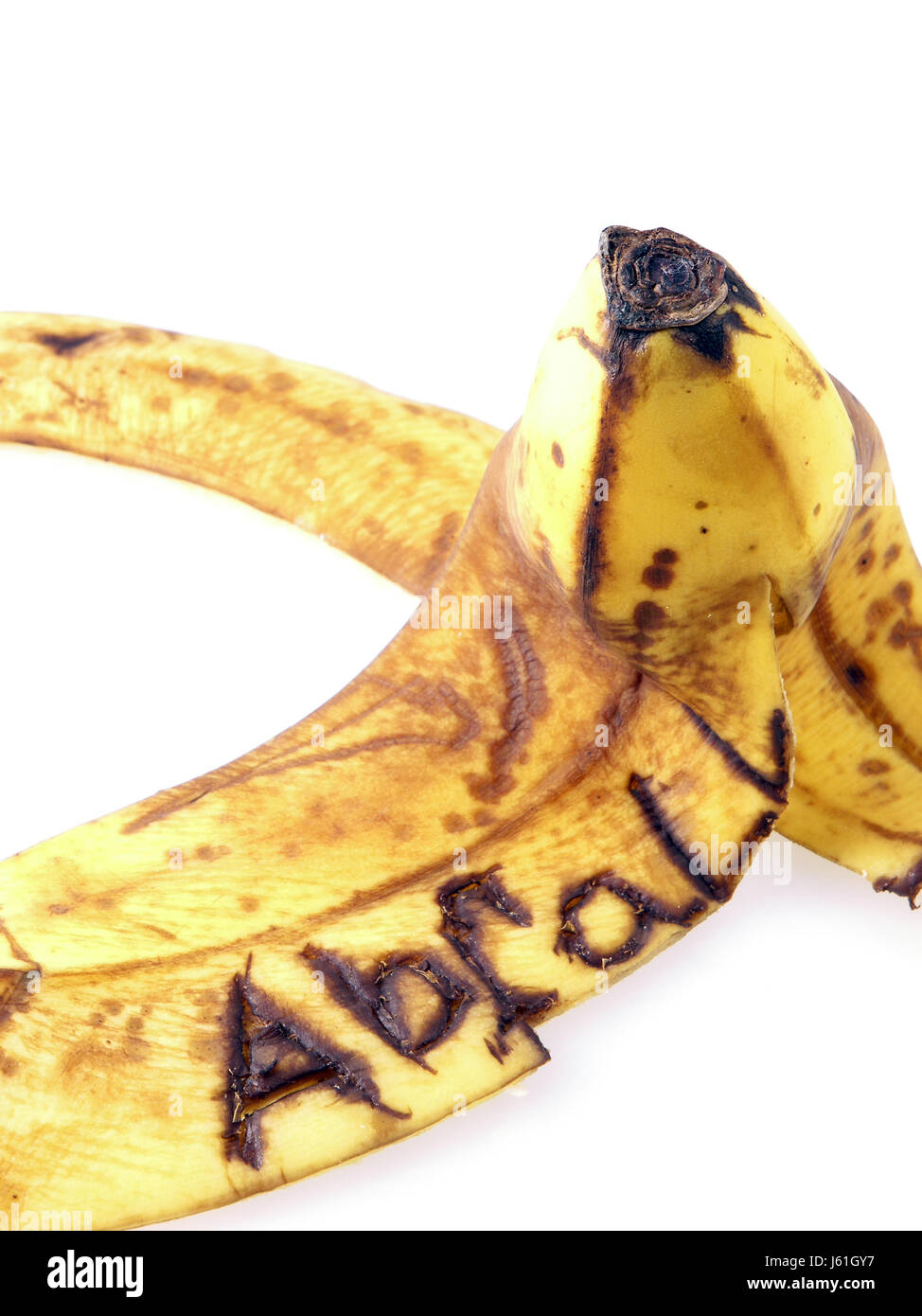 Trash Banana Peel Danger Object Studio Photography Humour Risk Blank