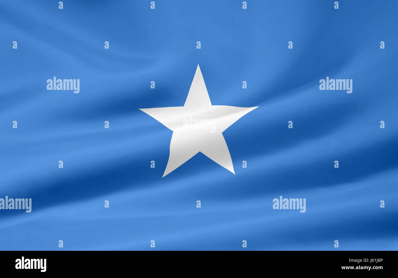 africa flag somalia motion postponement moving movement graphic illustration Stock Photo