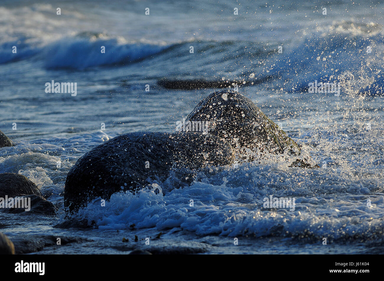 blue rock salt water sea ocean water beach seaside the beach seashore